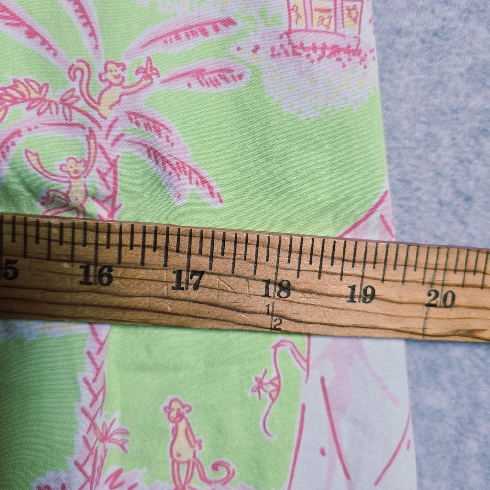 Vintage Lilly Pulitzer Size 6 A Line Mini Monkey Play Print Skirt Pockets VTG - Picture 10 of 11